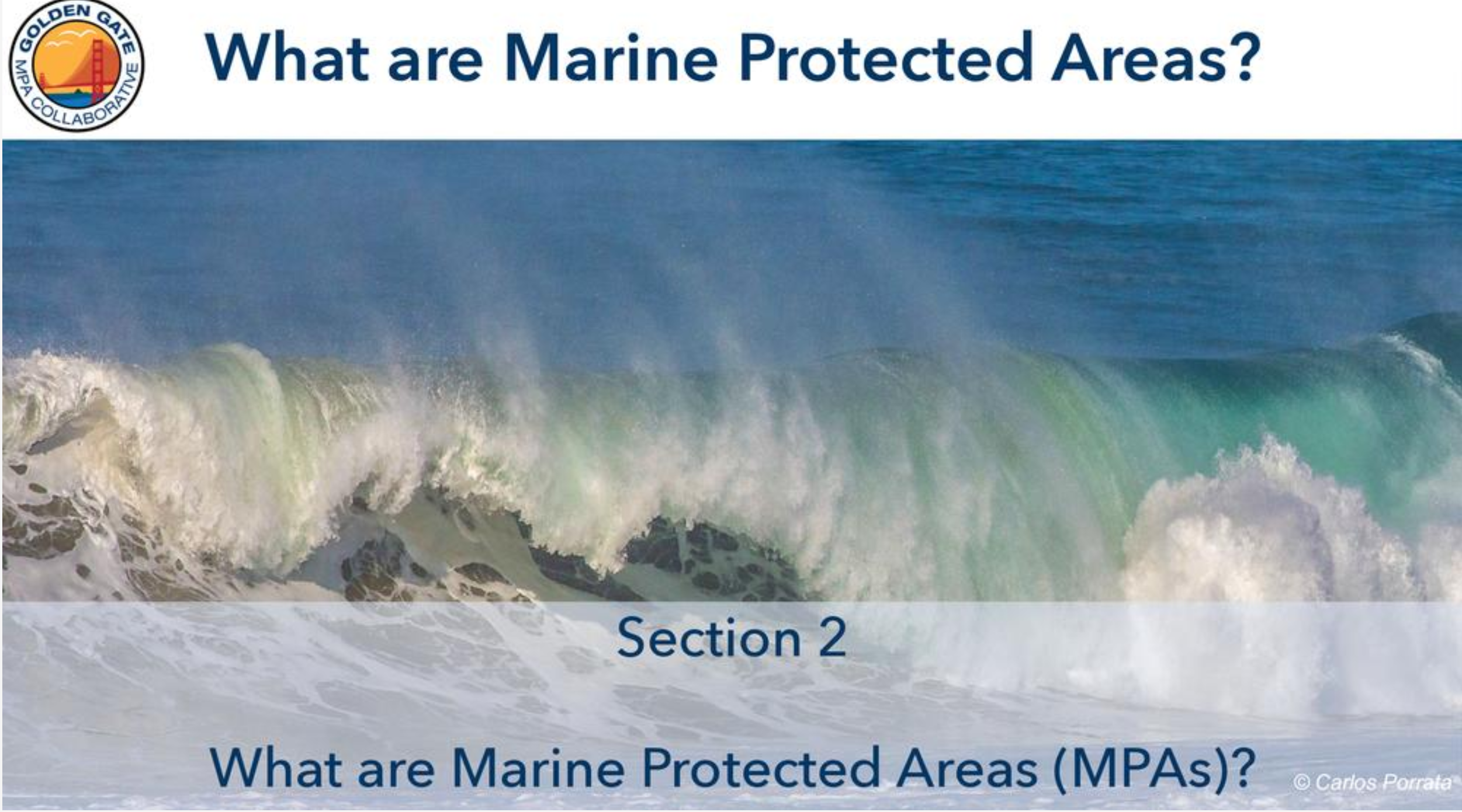 MPA Training Modules for Awareness and Compliance – A Golden Gate MPA Collaborative Project