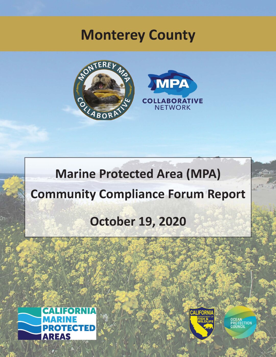 Monterey MPA Compliance Forum Report