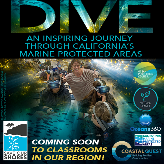 Save Our Shores Launches Virtual Reality Experience – DIVE: AN INSPIRING JOURNEY THROUGH CALIFORNIA’S MARINE PROTECTED AREAS