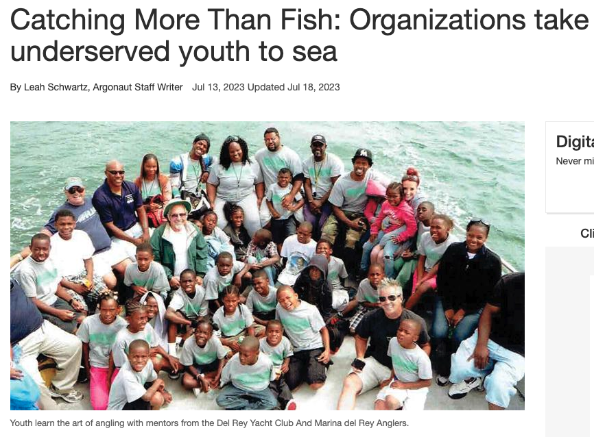 Catching More Than Fish: Organizations take underserved youth to sea